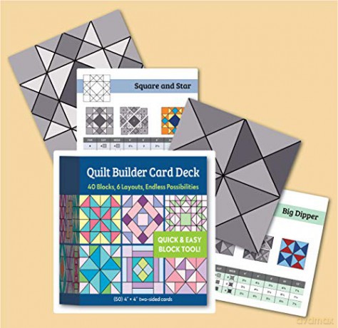 Quilt Builder Card Deck: 40 block, 8 layouts, endless possibilities: 1 [KSIĄŻKA]