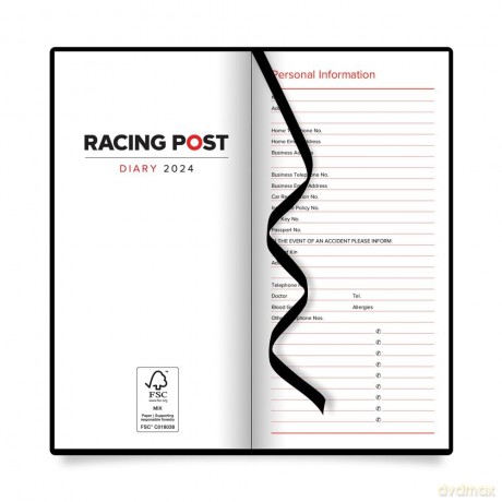 Racing Post Pocket Diary 2024 - Racing Post [KSIĄŻKA]