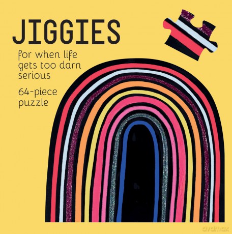 Radiant Rainbows Jiggie: 64 Piece Puzzle - Jessica Swift (illustrated by) [KSIĄŻKA]