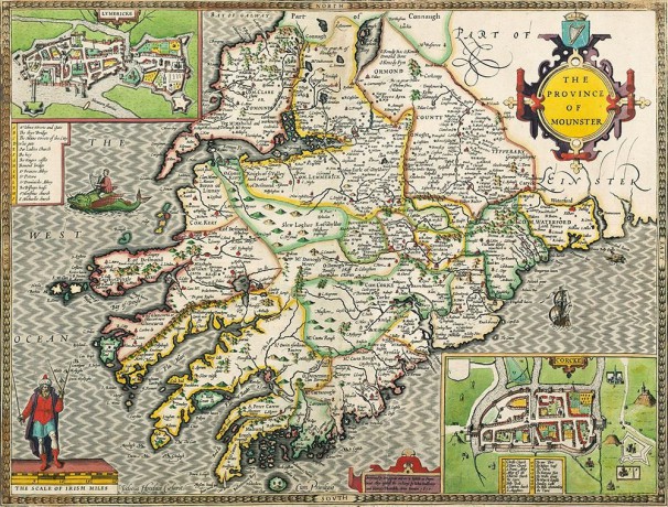 Radnorshire Historical Map 1000 Piece Jigsaw Puzzle (1610). Free print! [GRA]
