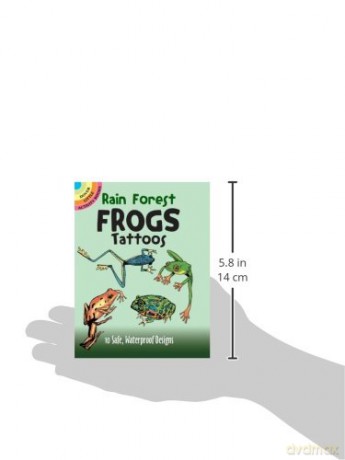 Rain Forest Frogs Tattoos (Dover Tattoos) - Tom McLaughlin [KSIĄŻKA]