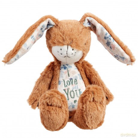 Rainbow Designs Little Nutbrown Hare Toy Rabbit - Adorable Soft Bunny Teddy from Classic Children's Book Guess How Much I Love You, Plush Velvet Ears, Embroidered 'I Love You' Motif