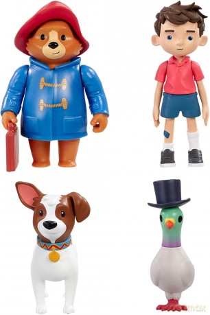 Rainbow Designs Official The Adventures of Paddington - Multi Figure Pack Paddington Bear Figurines For Children