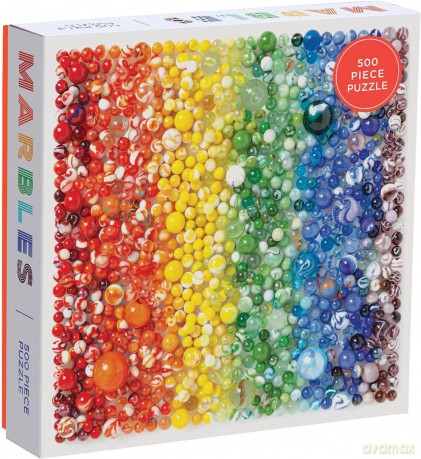 Rainbow Marbles 500 Piece Puzzle (Puzzles) - Julie Seabrook Ream [KSIĄŻKA]