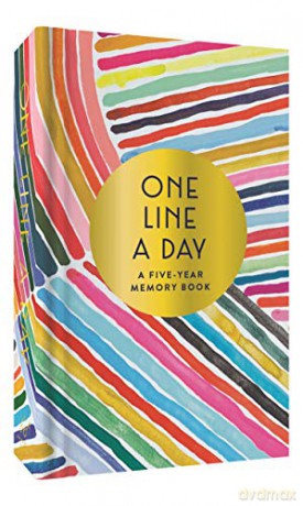 Rainbow One Line a Day: A Five-Year Memory Book - Kindah Khalidy [KSIĄŻKA]