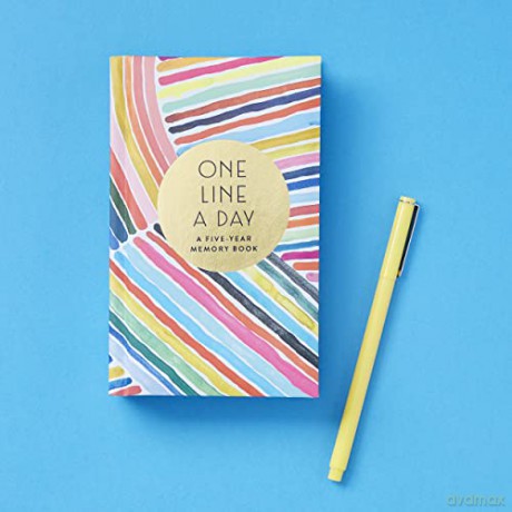 Rainbow One Line a Day: A Five-Year Memory Book - Kindah Khalidy [KSIĄŻKA]