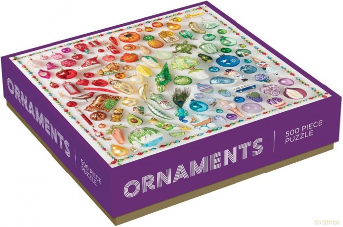 Rainbow Ornaments 500-PC Puzzle (Jigsaw Puzzle) - Sarah McMenemy [KALENDARZ]