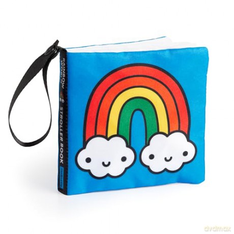Rainbow World Crinkle Fabric Stroller Book - Mudpuppy [KSIĄŻKA]