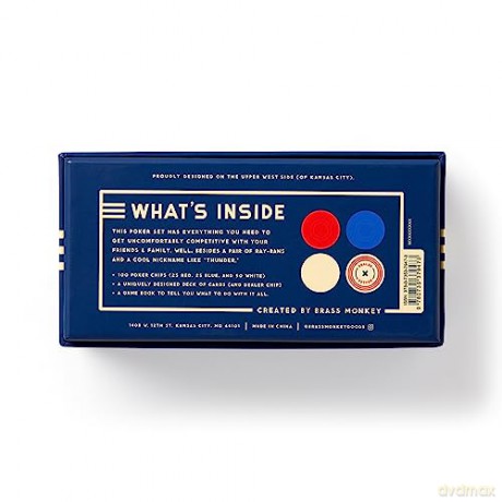 Raise The Stakes Poker Game Set - Brass Monkey [KSIĄŻKA]