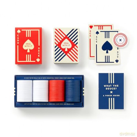 Raise The Stakes Poker Game Set - Brass Monkey [KSIĄŻKA]