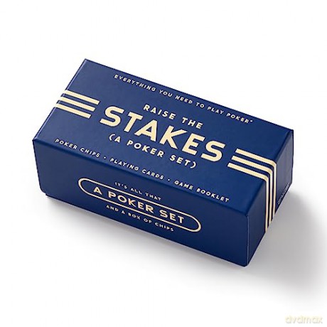Raise The Stakes Poker Game Set - Brass Monkey [KSIĄŻKA]