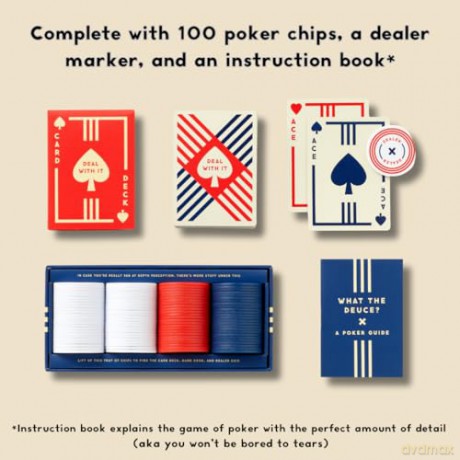 Raise The Stakes Poker Game Set - Brass Monkey [KSIĄŻKA]