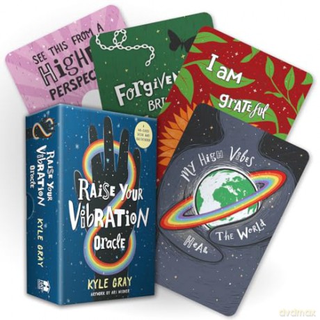 Raise Your Vibration Oracle: A 48-Card Deck and Guidebook - Kyle Gray [KSIĄŻKA]