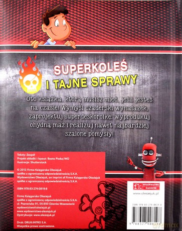 Super Koleś i Tajne Sprawy [KSIĄŻKA]