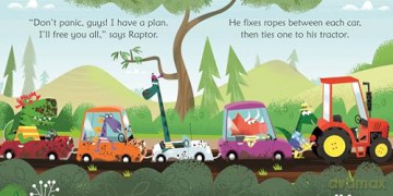 Raptor on a tractor (Phonics Readers) - Russell Punter [KSIĄŻKA]