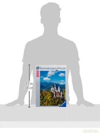 Ravensburger 15755 6 Neuschwanstein in autumn Puzzle (1000-Piece) [PUZZLE]
