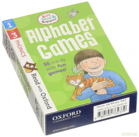 Read with Oxford: Stages 1-3: Biff, Chip and Kipper: Alphabet Games Flashcards - Young/Brychta [KSIĄŻKA]