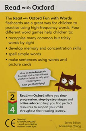 Read with Oxford: Stages 2-4: Biff, Chip and Kipper: Fun With Words Flashcards - Young/Brychta [KSIĄŻKA]
