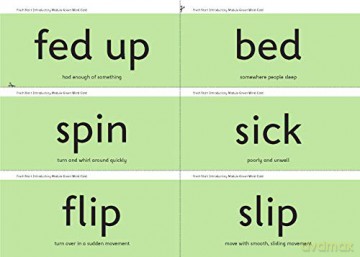 Read Write Inc. Fresh Start: Module Green Word Cards [KSIĄŻKA]