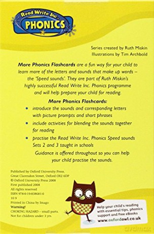 Read Write Inc. Phonics: Home More Phonics Flashcards (Read Write Inc. Home) [KSIĄŻKA]