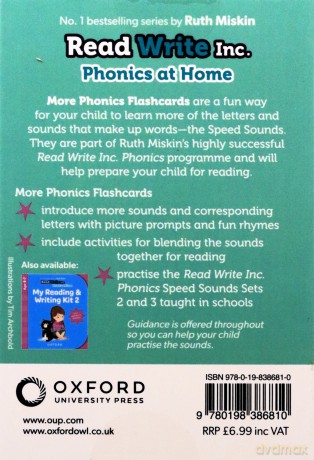 Read Write Inc. Phonics: Home More Phonics Flashcards (Read Write Inc. Home) [KSIĄŻKA]