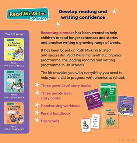 Read Write Inc.: My Reading and Writing Kit: Becoming a reader - Ruth Miskin [KSIĄŻKA]