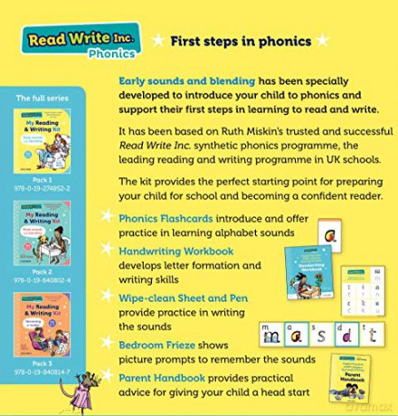 Read Write Inc.: My Reading and Writing Kit: Early sounds and blending [KSIĄŻKA]