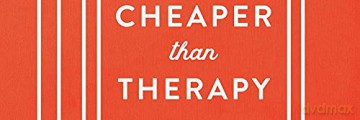 Reading is Cheaper Than Therapy Reusable Shopping Bag - Galison [KSIĄŻKA]