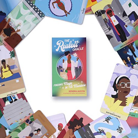 Realest Oracle Deck: Finding Magic in the Mundane - 53 Authentic Cards and Guidebook - Kendra Austin [KSIĄŻKA]
