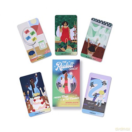 Realest Oracle Deck: Finding Magic in the Mundane - 53 Authentic Cards and Guidebook - Kendra Austin [KSIĄŻKA]