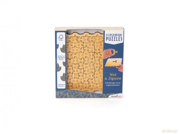 Recent Toys C5166 Constantin Not a Jigsaw Teaser Educational Wooden 3D Puzzle-Develops Motor Skills and Improves Brain Health