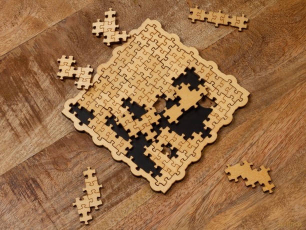 Recent Toys C5166 Constantin Not a Jigsaw Teaser Educational Wooden 3D Puzzle-Develops Motor Skills and Improves Brain Health