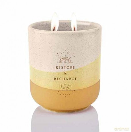 Recharge Scented Ceramic Candle (Luminaries Gift) - Insight Editions