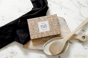 Recipe Cards: 50 Beautifully Designed 4x6 Recipe Cards - Korie Herold [KSIĄŻKA]