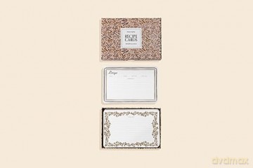 Recipe Cards: 50 Beautifully Designed 4x6 Recipe Cards - Korie Herold [KSIĄŻKA]