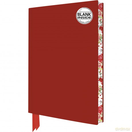 Red Blank Artisan Notebook (Flame Tree Journals) (Blank Artisan Notebooks) - Flame Tree Studio [KSIĄŻKA]