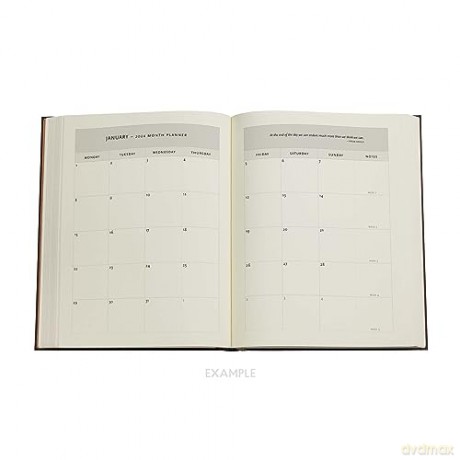 Red Moroccan Bold (Old Leather Collection) Ultra 12-month Business Planner 2024 - Paperblanks [KALENDARZ]