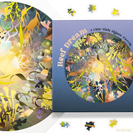Reef Dream: A Flow State Circular Jigsaw Puzzle - Elin Svensson [PUZZLE]