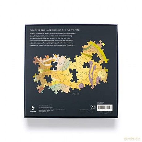 Reef Dream: A Flow State Circular Jigsaw Puzzle - Elin Svensson [PUZZLE]