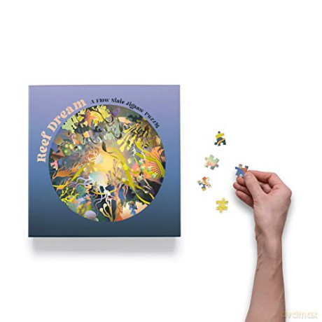 Reef Dream: A Flow State Circular Jigsaw Puzzle - Elin Svensson [PUZZLE]