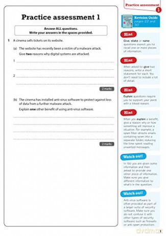 Revise BTEC Tech Award Digital Information Technology Practice Assessments Plus: for home learning, 2022 and 2023 assessments and exams (Revise BTEC Tech Award in Digital Information Technology) - Pearson [KSIĄŻKA]