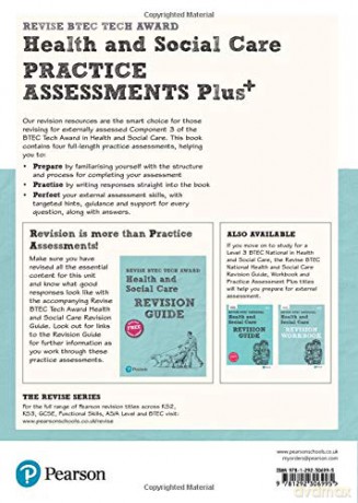 Revise BTEC Tech Award Health and Social Care Practice Assessments Plus: for home learning, 2022 and 2023 assessments and exams - Pearson [KSIĄŻKA]