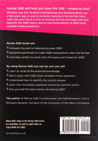Revise SQE Constitutional and Administrative Law: SQE1 Revision Guide 2nd ed - Richard Clements [KSIĄŻKA]