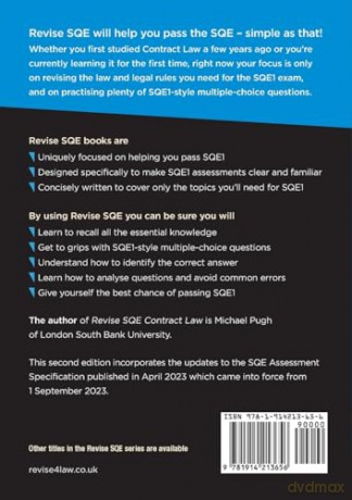 Revise SQE Contract Law: SQE1 Revision Guide 2nd ed - Michael Pugh [KSIĄŻKA]