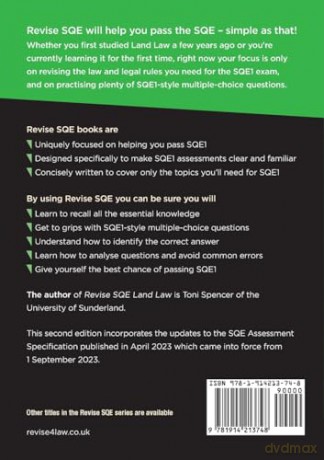 Revise SQE Land Law: SQE1 Revision Guide 2nd ed - Toni Spencer [KSIĄŻKA]