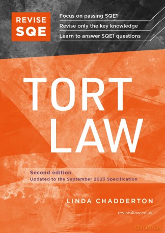 Revise SQE Tort Law: SQE1 Revision Guide 2nd ed - Linda Chadderton [KSIĄŻKA]