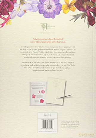 RHS Flowers The Watercolour Art Pad - Rachel Pedder-Smith [KSIĄŻKA]
