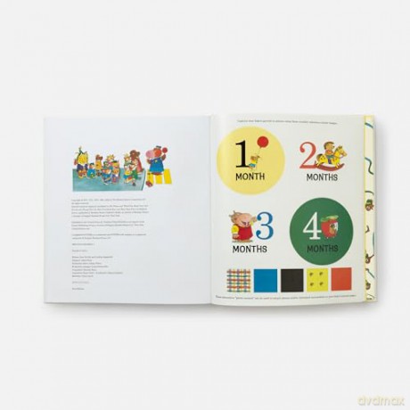 Richard Scarry's Busy, Busy Baby: A Record of Your Baby's First Year: Baby Book with Milestone Stickers - Richard Scarry [KSIĄŻKA]