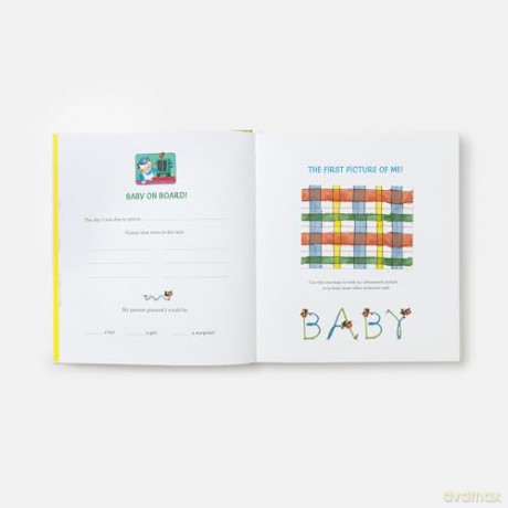 Richard Scarry's Busy, Busy Baby: A Record of Your Baby's First Year: Baby Book with Milestone Stickers - Richard Scarry [KSIĄŻKA]