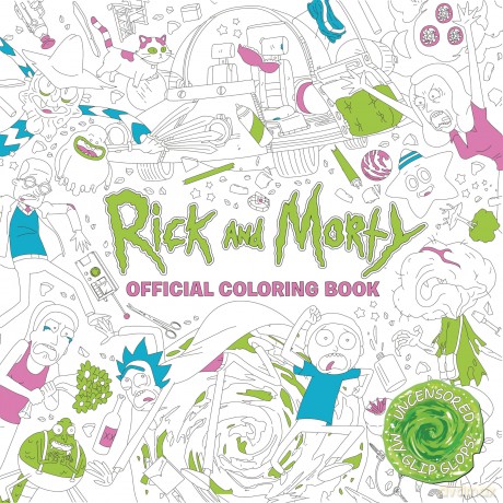 Rick and Morty Official Coloring Book - Titan Books [KOMIKS]